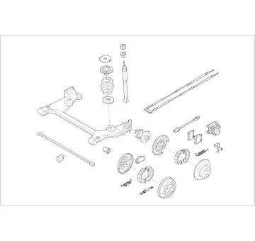 Zavěżení kola DELPHI OE-OPEL-000003869-R