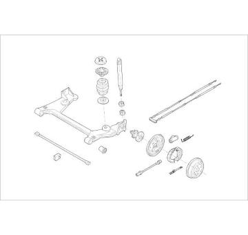 Zavesenie kolesa DELPHI OE-OPEL-000015243-R