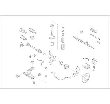 Zavesenie kolesa DELPHI OE-VW-000003925-F
