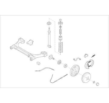 Zavesenie kolesa DELPHI OE-VW-000017837-R