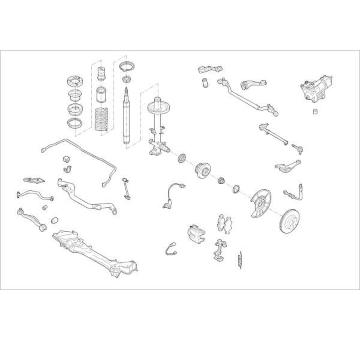 Zavěżení kola DELPHI OE-BMW-000015597-F