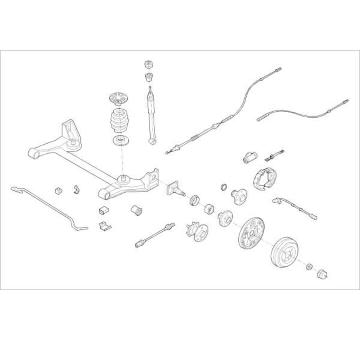 Zavesenie kolesa DELPHI OE-OPEL-000014243-R