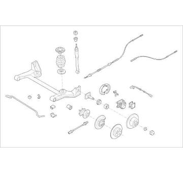 Zavesenie kolesa DELPHI OE-OPEL-000007188-R