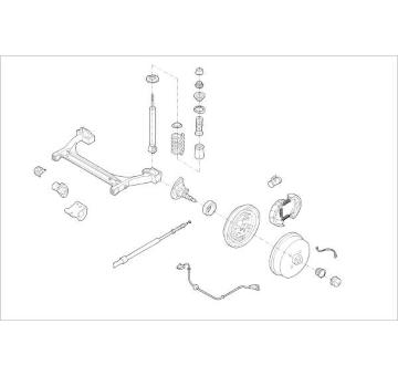 Zavesenie kolesa DELPHI OE-VW-000001658-R