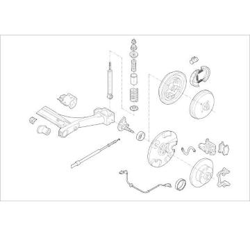 Zavesenie kolesa DELPHI OE-VW-000003936-R