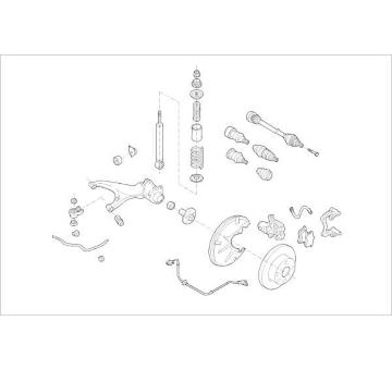 Zavěżení kola DELPHI OE-VW-000003924-R