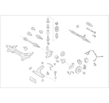 Zavěżení kola DELPHI OE-SEAT-000007891-F