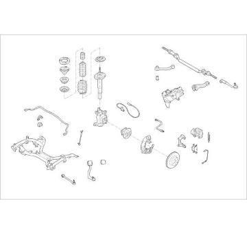 Zavesenie kolesa DELPHI OE-BMW-000005404-F