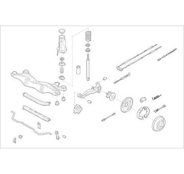 Zavěżení kola DELPHI OE-OPEL-000005908-R