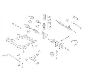 Zavěżení kola DELPHI OE-OPEL-000010059-F