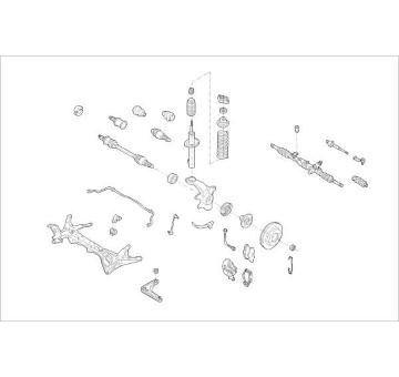 Zavesenie kolesa DELPHI OE-FORD-000010427-F