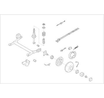 Zavěżení kola DELPHI OE-FORD-000014813-R