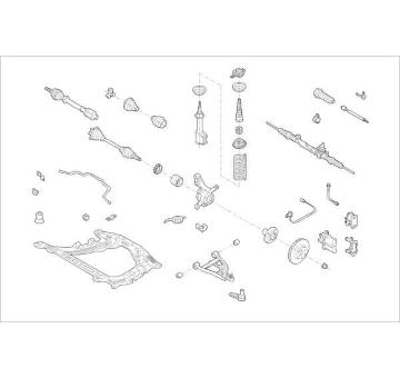 Zavěżení kola DELPHI OE-RENA-000005254-F