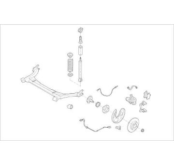 Zavesenie kolesa DELPHI OE-AUDI-000005602-R