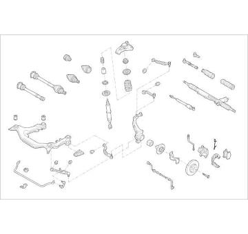 Zavesenie kolesa DELPHI OE-VW-000007935-F