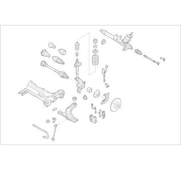 Zavěżení kola DELPHI OE-VW-000014565-F