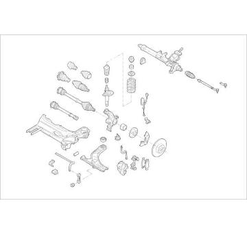 Zavěżení kola DELPHI OE-VW-000014563-F
