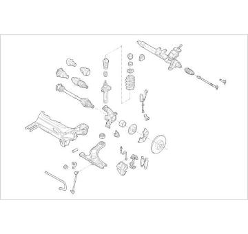 Zavesenie kolesa DELPHI OE-VW-000013099-F