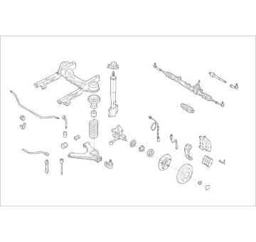 Zavěżení kola DELPHI OE-FORD-000008791-F