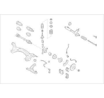 Zavěżení kola DELPHI OE-VW-000015494-F