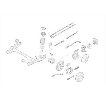 Zavěżení kola DELPHI OE-OPEL-000014470-R
