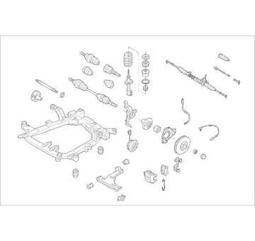Zavěżení kola DELPHI OE-OPEL-000016974-F