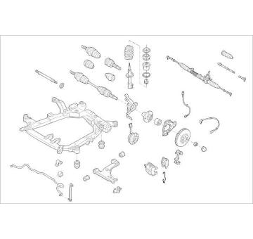 Zavěżení kola DELPHI OE-OPEL-000017095-F