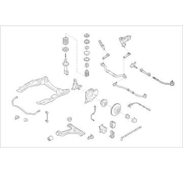 Zavesenie kolesa DELPHI OE-OPEL-000016255-F