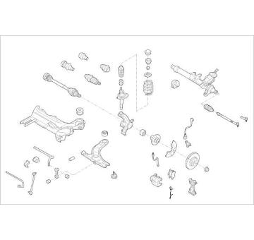 Zavesenie kolesa DELPHI OE-SKOD-000015293-F