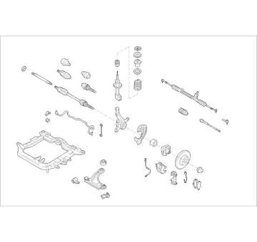 Zavěżení kola DELPHI OE-OPEL-000017697-F