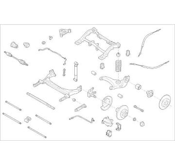 Zavesenie kolesa DELPHI OE-RENA-000015762-R