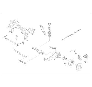 Zavěżení kola DELPHI OE-FORD-000017613-R