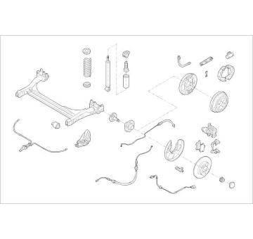 Zavěżení kola DELPHI OE-SKOD-000014278-R