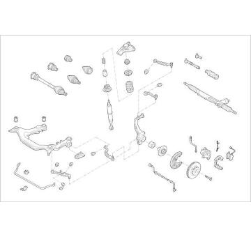 Zavesenie kolesa DELPHI OE-VW-000015414-F