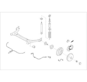 Zavěżení kola DELPHI OE-VW-000023205-R