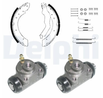 Sada brzdových čelistí DELPHI 895