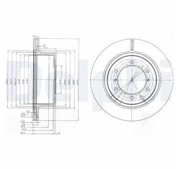 Brzdový kotouč DELPHI BG4014