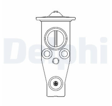 Expanzní ventil, klimatizace DELPHI CB1017V