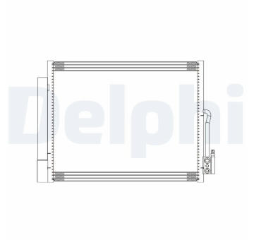 Kondenzátor, klimatizace DELPHI CF20294