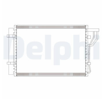 Kondenzátor, klimatizace DELPHI CF20302