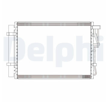 Kondenzátor, klimatizace DELPHI CF20303