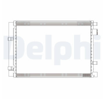 Kondenzátor, klimatizace DELPHI CF20306