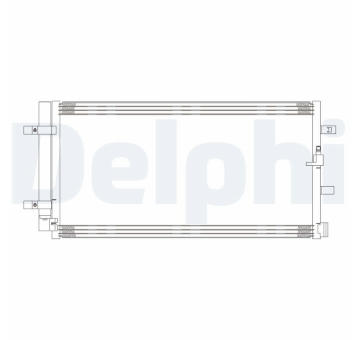 Kondenzátor, klimatizace DELPHI CF20307