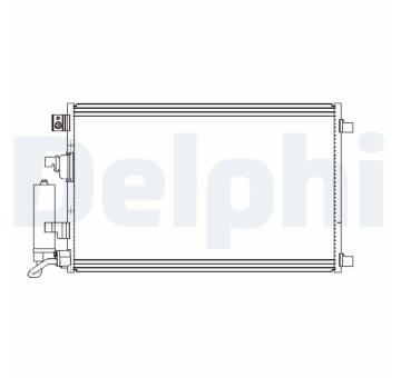 Kondenzátor, klimatizace DELPHI CF20312