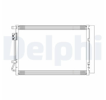 Kondenzátor, klimatizace DELPHI CF20314
