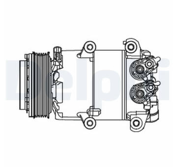 Kompresor, klimatizace DELPHI CS20466