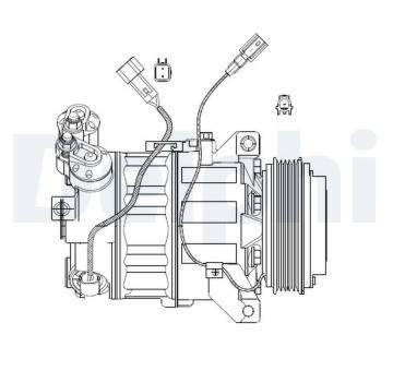 Kompresor, klimatizace DELPHI CS20482