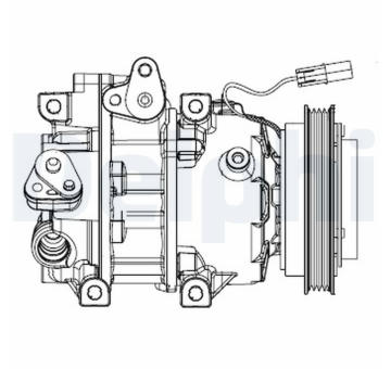 Kompresor, klimatizace DELPHI CS20493