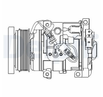 Kompresor, klimatizace DELPHI CS20508