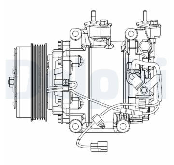 Kompresor, klimatizace DELPHI CS20510